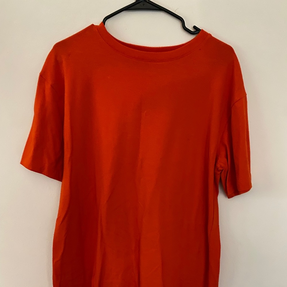 A New Day (M) Orange T-Shirt Dress